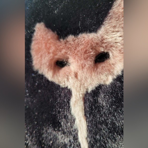 Black with Pink Cat Fuzzy Jacket - Picture 11 of 11